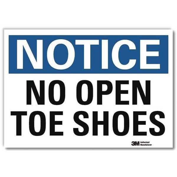 NoticeSign, ReflecSelfAdhVinyl, 10inWx7inH, U5-1388-RD_10X7, LYLE, Mfr# U5-1388-RD_10X7