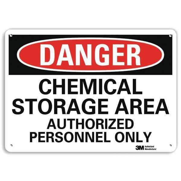 Danger Sign, 4 Hole Mount, 10in W x 7in H, U3-1166-RA_10X7, LYLE, Mfr# U3-1166-RA_10X7