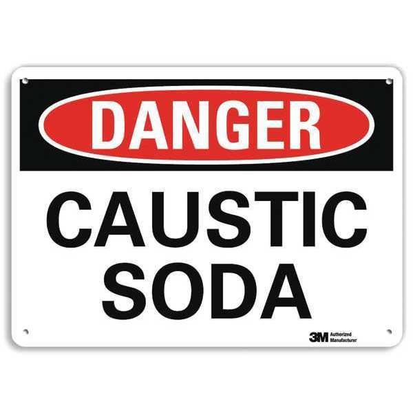 Danger Sign, 10 in H, 14 in W, Vertical Rectangle, English, U3-1158-RA_14X10, LYLE, Mfr# U3-1158-RA_14X10