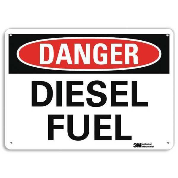 Danger Sign, 4 Hole Mount, 10in W x 7in H, U3-1294-RA_10X7, LYLE, Mfr# U3-1294-RA_10X7