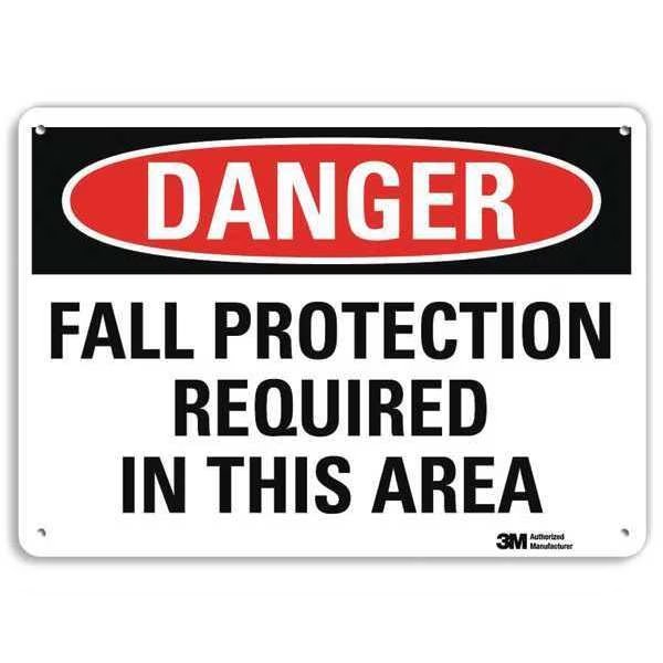 Plastic Danger Sign, 4 Holes, 10