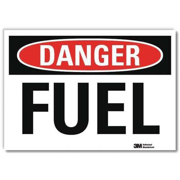Danger Sign, 10 in H, 14 in W, Horizontal Rectangle, English, U3-1520-RD_14X10, LYLE, Mfr# U3-1520-RD_14X10