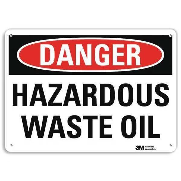 Danger Sign, 4 Hole Mount, 10in W x 7in H, U3-1580-RA_10X7, LYLE, Mfr# U3-1580-RA_10X7