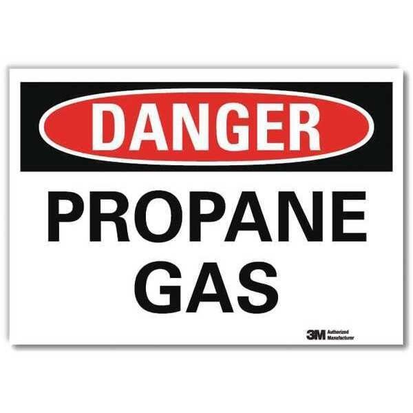Danger Sign, 10 in H, 14 in W, Horizontal Rectangle, English, U3-1936-RD_14X10, Lyle, Mfr#: U3-1936-RD_14X10