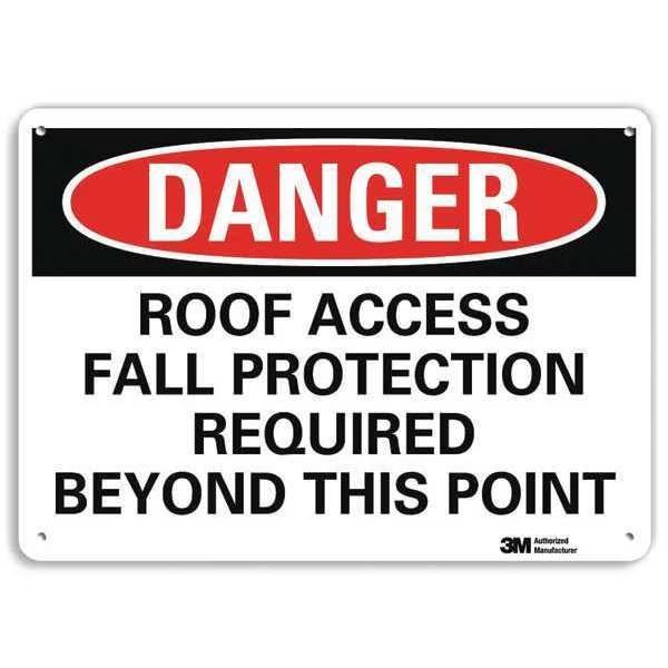 Plastic Danger Sign, 4 Holes, 10