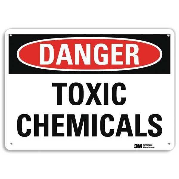 Danger Sign, 10 in H, 14 in W, Horizontal Rectangle, English, U3-2018-NA_14x10, LYLE, Mfr# U3-2018-NA_14x10
