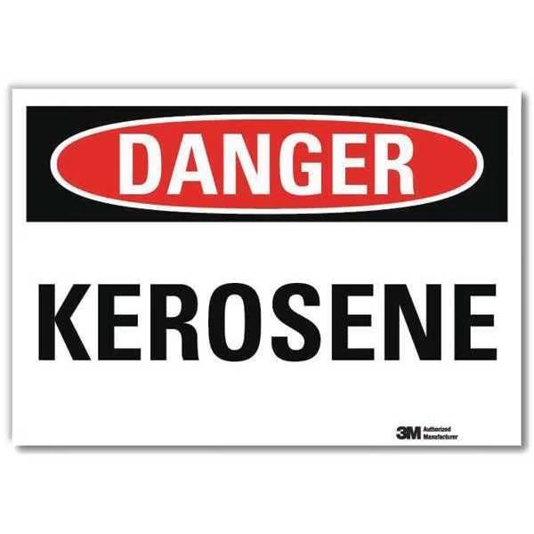 Danger Sign, 5 in H, 7 in W, Horizontal Rectangle, English, U3-1731-RD_7X5, LYLE, Mfr# U3-1731-RD_7X5