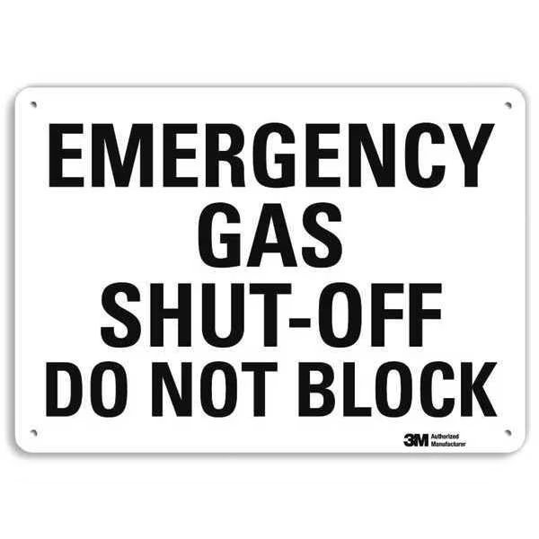 Facility Sign, 7 in H, 10 in W, Plastic, Vertical Rectangle, English, U7-1111-NP_10X7, LYLE, Mfr# U7-1111-NP_10X7