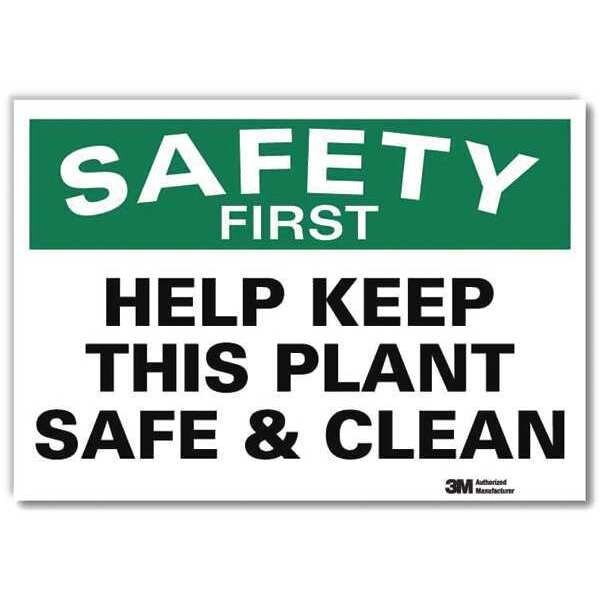 Safety Decal, 7 in H, 10 in W, Reflective Sheeting, Vertical Rectangle, English, U7-1206-RD_10X7, LYLE, Mfr# U7-1206-RD_10X7