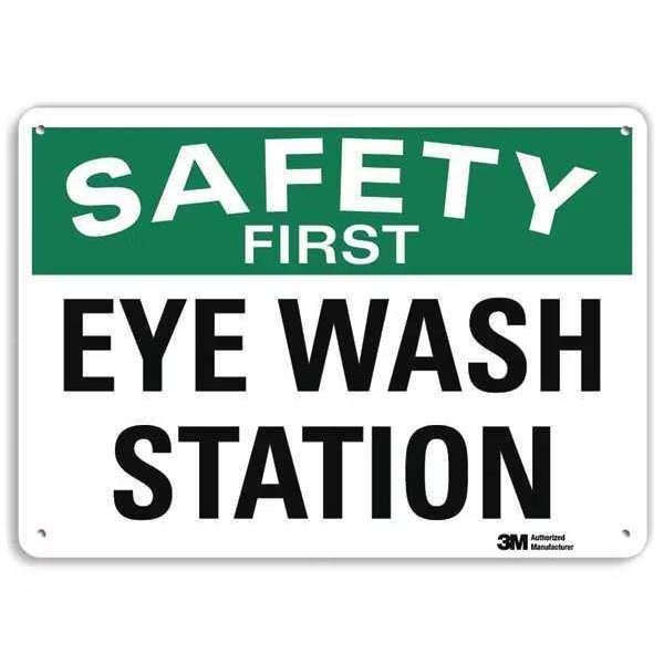Safety Sign, 7 in Height, 10 in Width, Aluminum, Vertical Rectangle, English, U7-1197-RA_10X7, LYLE, Mfr# U7-1197-RA_10X7