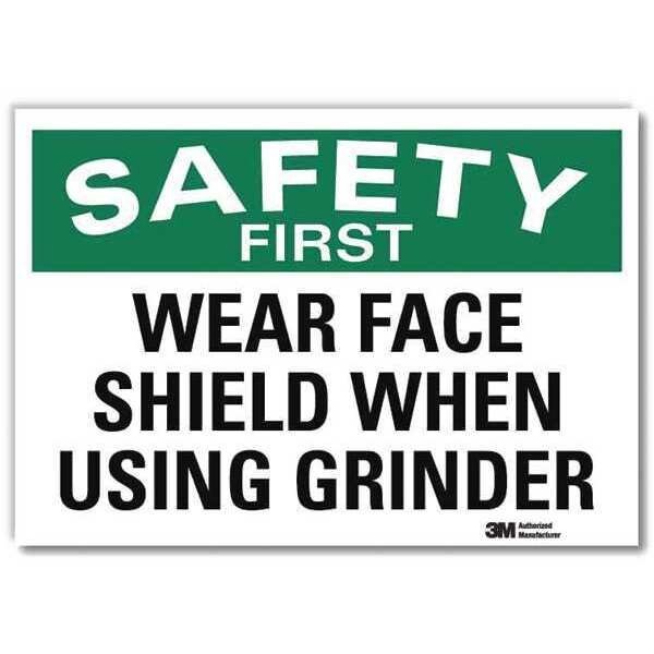 Safety Sign, 10 in H, 14 in W, Reflective Sheeting, Horizontal Rectangle, English, U7-1268-RD_14X10, LYLE, Mfr# U7-1268-RD_14X10