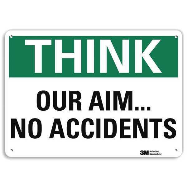 Safety Sign, 7 in H, 10 in W, Plastic, Vertical Rectangle, English, U7-1308-NP_10X7, LYLE, Mfr# U7-1308-NP_10X7