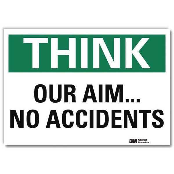Safety Decal, 5 in H, 7 in W, Reflective Sheeting, English, U7-1308-RD_7X5, LYLE, Mfr# U7-1308-RD_7X5