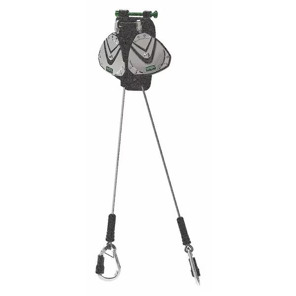 Self Retracting Lanyard, 8 ft., 310 lb. Weight Capacity, MSA SAFETY, Mfr# 63162-00D