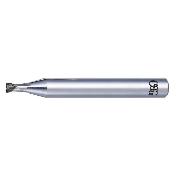 Carbide End Mill, 1.00mm dia, 0.60mm Cut L, Osg, Mfr#: 8526220