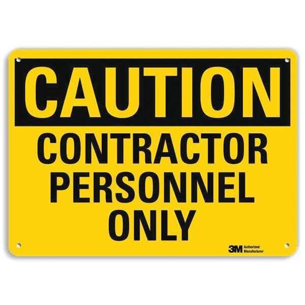 Safety Sign, Athrzd Prsnnl Only, Txt, 10inW, LYLE, Mfr# U4-1155-RA_10X7