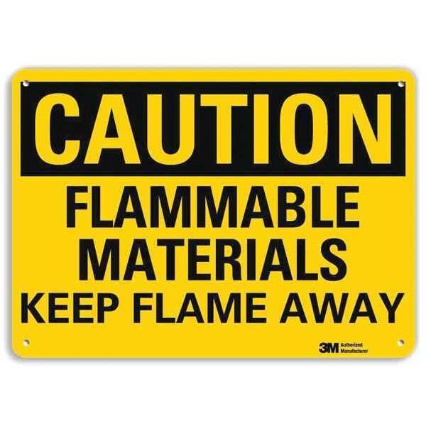 Caution Sign, 7 in H, 10 in W, Vertical Rectangle, English, U4-1312-NA_10x7, LYLE, Mfr# U4-1312-NA_10x7
