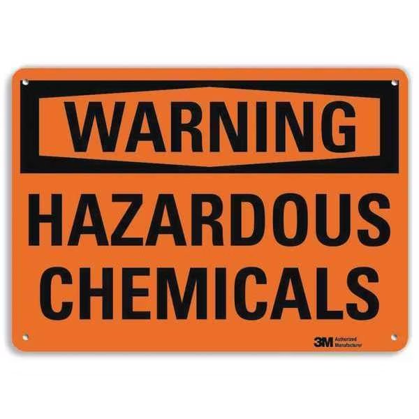 Warning Sign, 10 in H, 14 in W, Vertical Rectangle, English, U6-1109-RA_14X10, Lyle, Mfr#: U6-1109-RA_14X10
