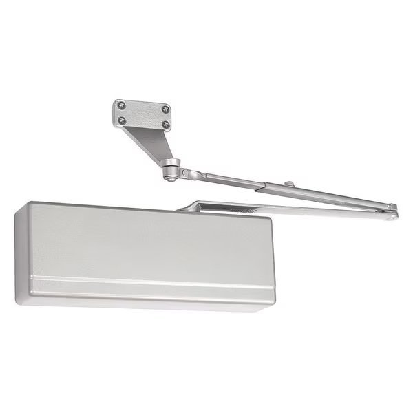 Manual Hydraulic Sargent 281 Door Closer Heavy Duty Interior and Exterior, Silver, SARGENT, Mfr# 281 P4A EN