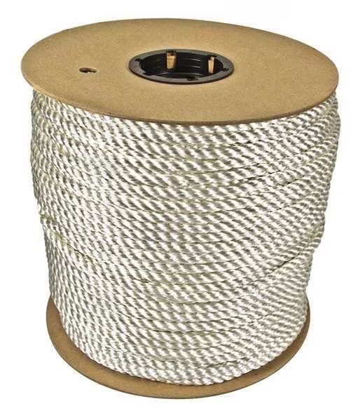 Rope, Nylon, 1/2in Dia, 600 ft., EnjoyTool select, Mfr# 430160-WHT-00600-05127