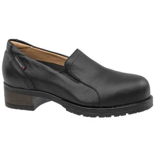 Safety Shoe, Steel Toe, Slip On, 9D, PR, MELLOW WALK, Mfr# 402109