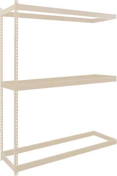 Boltless Shelving Add-on Unit, 72x24x84in, HALLOWELL, Mfr# DRH722484-3A-PT