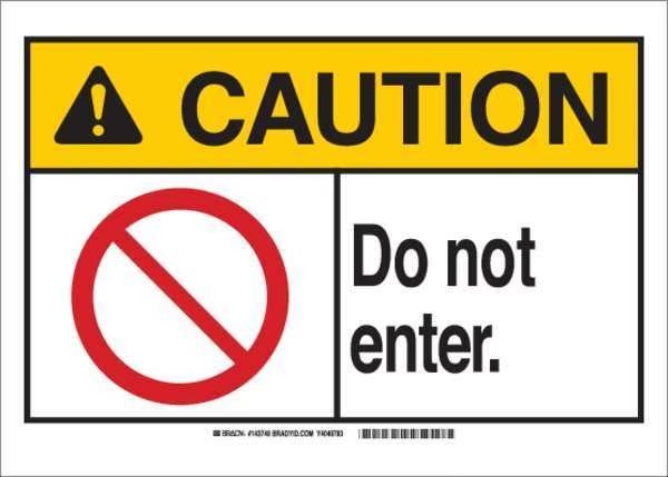 Caution Security Sign, 10