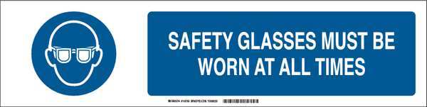 Slider Insert, Aluminum, 6in H, Blue/White, Brady, Mfr#: 140763