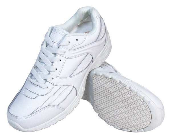 Athletic Shoes, White, Womens, 9.5, M, PR, GENUINE GRIP, Mfr# 1115-9.5M