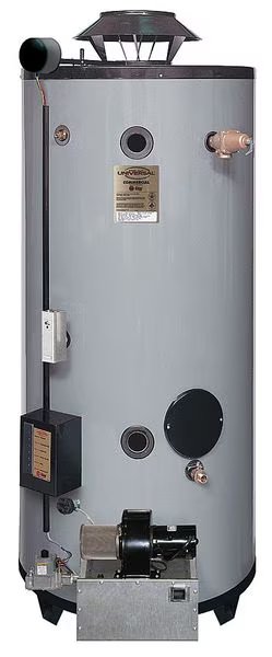 Natural and LP Gas Commercial Gas Water Heater, 100 gal., 120V AC, Rheem-Ruud, Mfr#: GNU100-200
