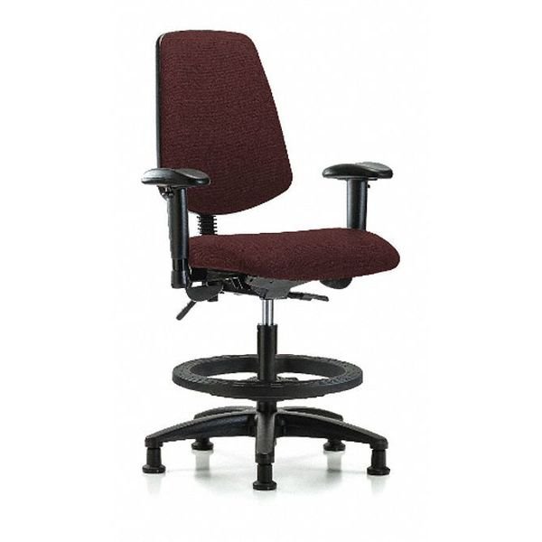 Fab Med Bench Chair, Bk, BF, Glds, Bur, Weight Capacity: 300 lb., BLUE RIDGE ERGONOMICS, Mfr# BR-FMBCH-MB-RG-T1-A1-BF-RG-F41