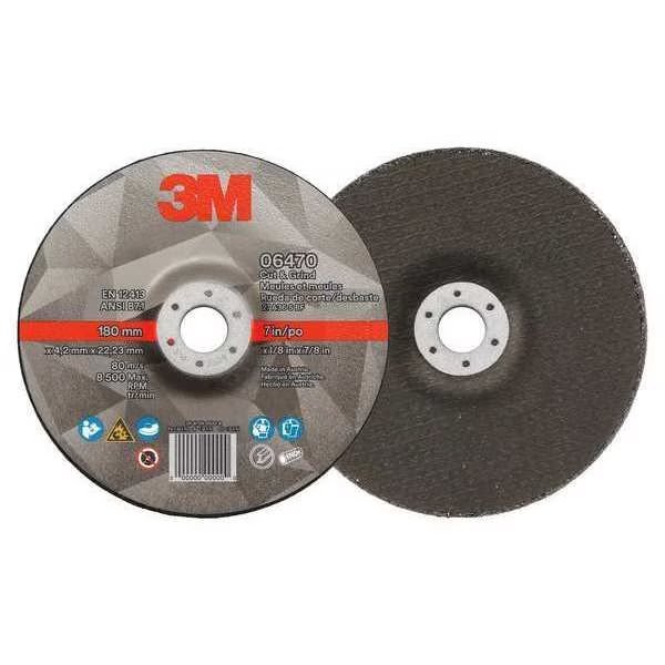 Cut and Grind Wheel, 06470, Type 27, PK20, 3M, Mfr# 06470