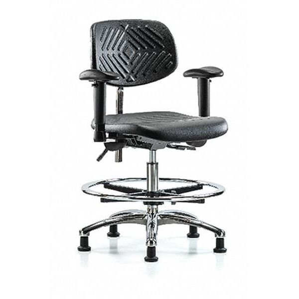 Clean Room Chair, Vinyl, 20-1/4
