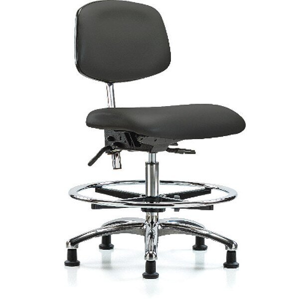 Med Bench Chair, Vinyl, CF, Glds, Gry, CL100, Weight Capacity: 300 lb., BLUE RIDGE ERGONOMICS, Mfr# BR-NCR-VMBCH-CR-T1-A0-CF-RG-8605