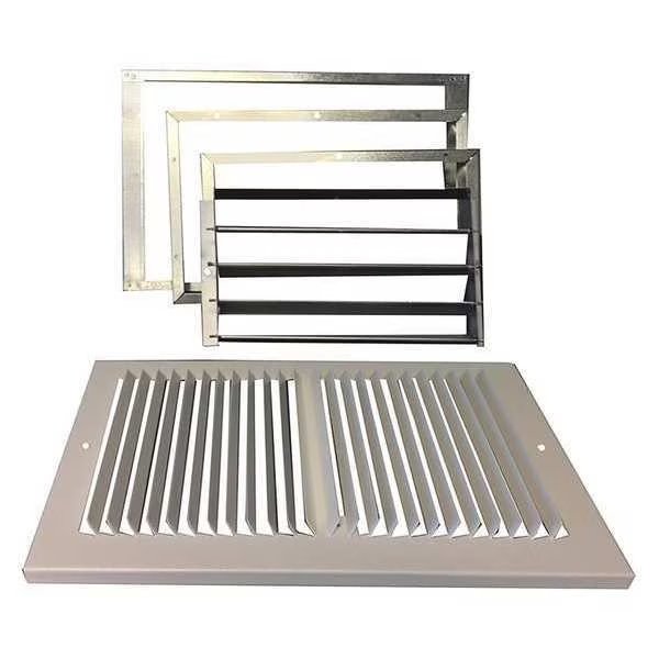 Outlet Register, Rear, Powder Coat, 1 in. L, Williams Comfort Products, Mfr#: 6802