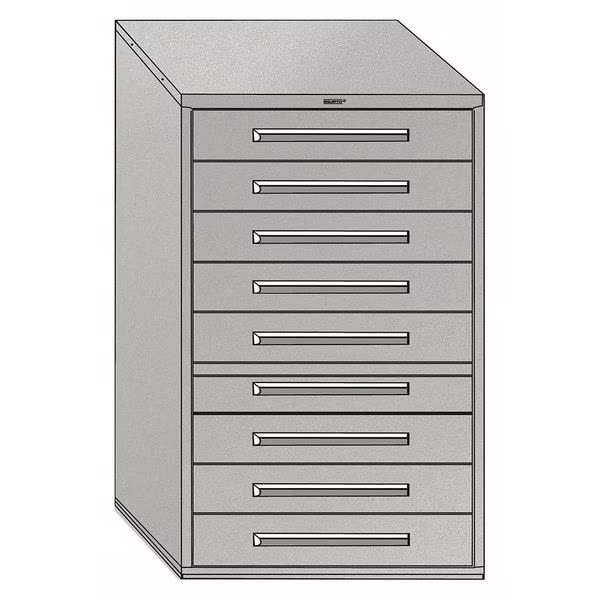 36 7/8IN wide Modular Drawer Cabinets, EQUIPTO, Mfr# 4342D24N-GY
