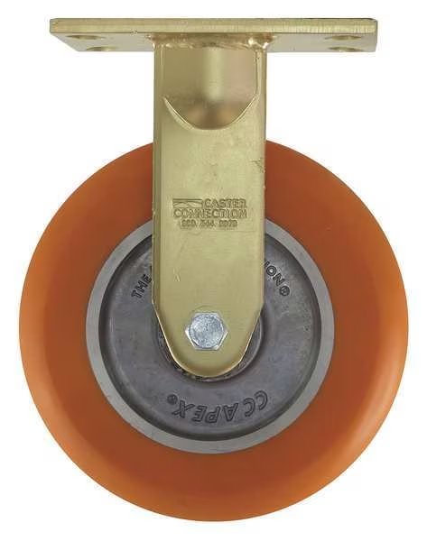 Rigid Plate Caster, Polyurethane, 1200 lb., EnjoyTool select, Mfr# CDP-G-32