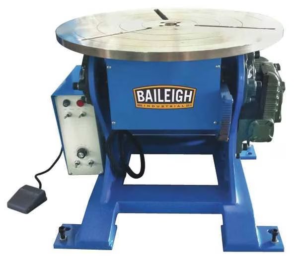 Welding Positioner, 19-1/2 in. dia, 550 lb, Baileigh Industrial, Mfr#: WP-1100