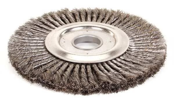 Twist Wire Wheel Wire Brush, Arbor, 12