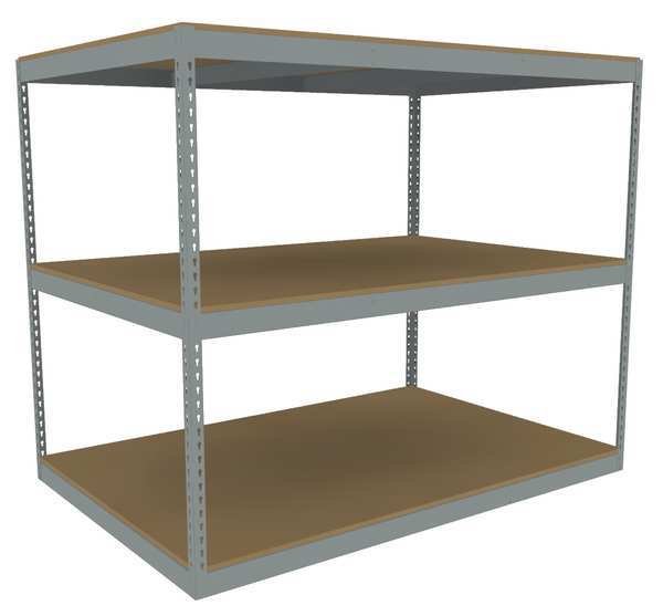 Boltless Shelving Unit, 48-5/8