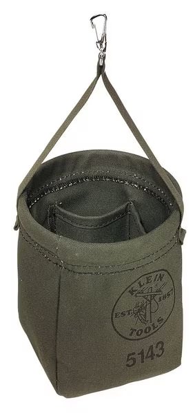 Tapered Bottom Bag, Canvas, Green, 8