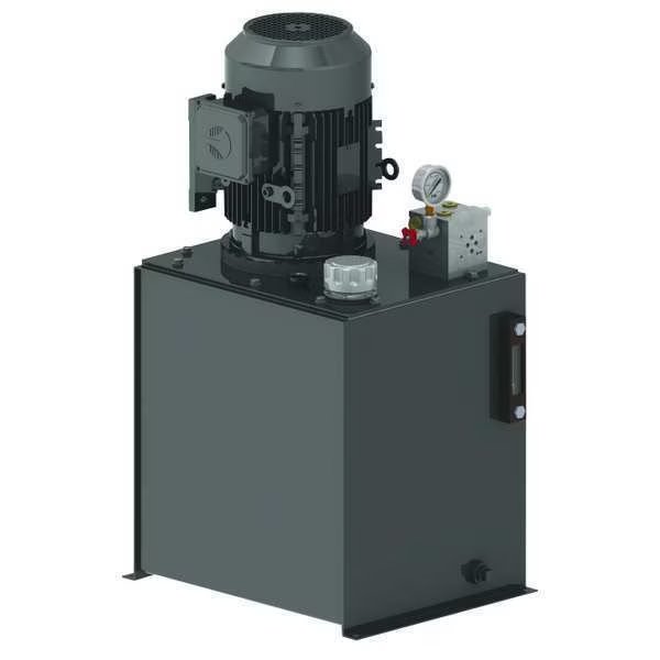 Power Unit, 1Stage, 208-230/460VAC, 3000psi, Monarch, Mfr#: T56C405R02S0-01