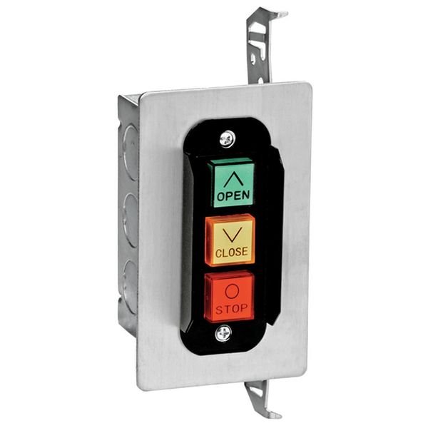 Control Station, 3 Buttons, Nema 1, American Garage Door Supply, Mfr#: 3BF