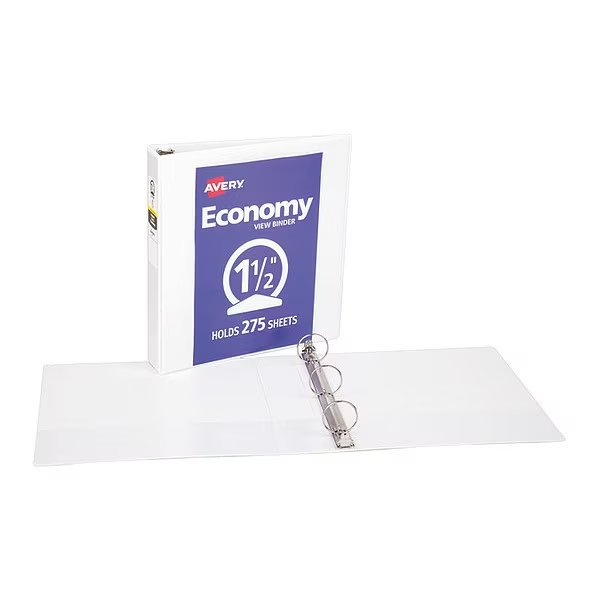 Round Ring View Binder, 1.5