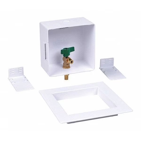 Ice Maker Box, Square, 1/4, Turn, F1960, Oatey, Mfr#: 39161