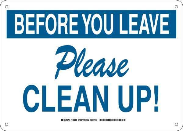 Before You Leave, Please Clean Up, 14
