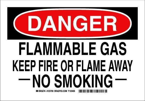 Danger No Smoking Sign, 7