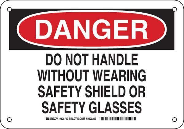 Danger Sign, 7X10, 128719, BRADY, Mfr# 128719