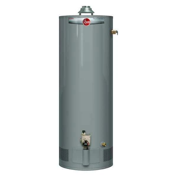 Propane Gas Residential Gas Water Heater, 50 gal., 36,000 BtuH, Rheem, Mfr#: PROG50-36P RH60