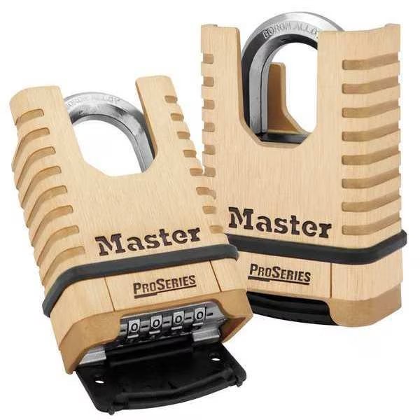Combination Padlock, Bottom, Brass